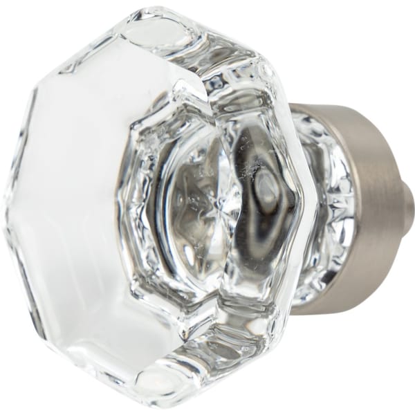 Designperfect 1-5/16 Diameter Round Cabinet Knob, Brushed Satin Nickel, 10PK - DPA10G23KSNB