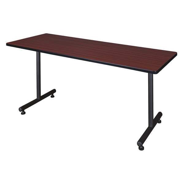 Regency Rectangle Kobe Training Tables, 60 W, 24 L, 29 H, Wood, Metal Top, Mahogany - MKTRCT6024MH