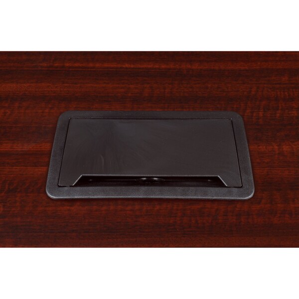 Regency Race Track Conference Table, 52 in W, 14 ft L, 29 in H, Laminate Top, Mahogany - LCTRT16852MH