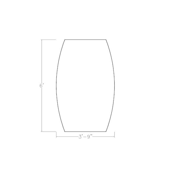 Skutchi Designs Boat Shaped 6 Person Conference Room Table, 46" W, 6 ft. L, 29" H, Asian Night - HAR-BOT-46X72-DOU-ASIANNIGHT