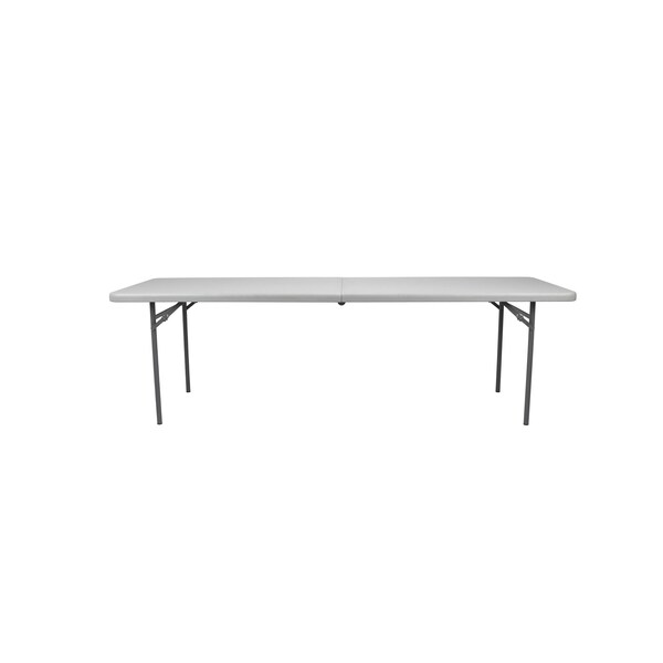 National Public Seating 30 in W, 8 ft. L, Plastic Top, Speckled Grey - CMFIH3096