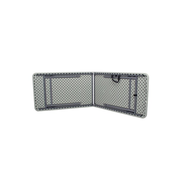 National Public Seating 30 in W, 8 ft. L, Plastic Top, Speckled Grey - CMFIH3096