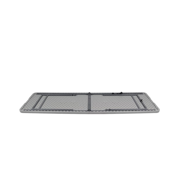 National Public Seating 30 in W, 8 ft. L, Plastic Top, Speckled Grey - CMFIH3096