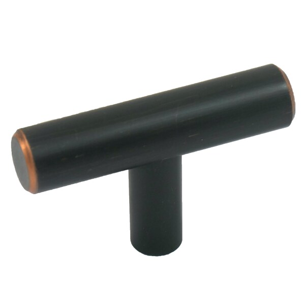 Laurey Steel T-Bar Knob, Oil Rubbed Bronze, 2" - 87966