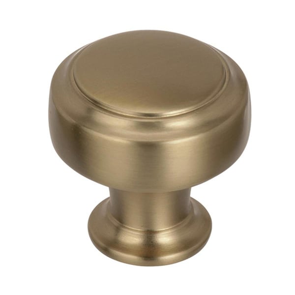 Gardencare 1.19 in. Highland Ridge Cabinet Knob - Golden Champagne - GA776601