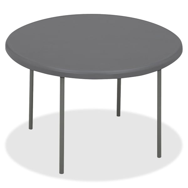 Iceberg Round IndestrucTableÃ‚Â® Classic Folding Table, Charcoal - 60" Round, 60" W, 29" H, Charcoal - 65267