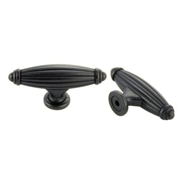 Crown 2-1/2" Deco Cabinet Knob Weathered Black Finish - CHK86618DACM