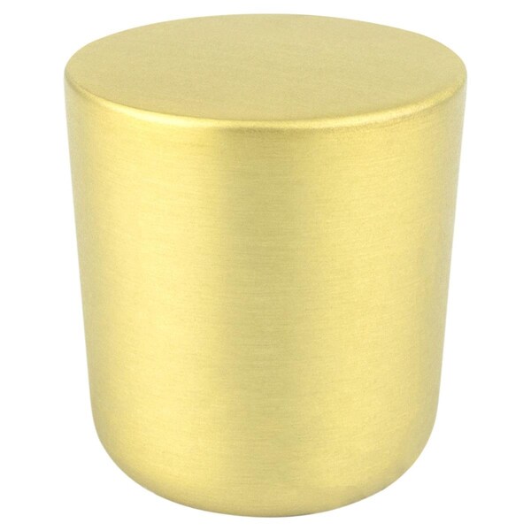 Curtilage Mini Zinc Round Cabinet Knob, Soft Gold - Large - CU2818836