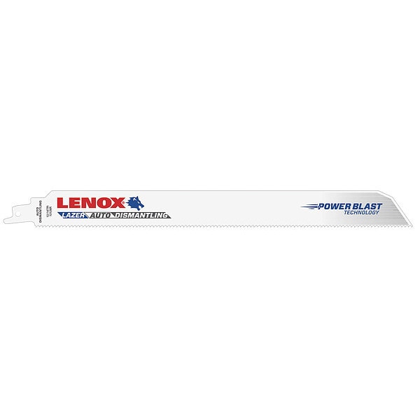 Lenox 9" L x 12/16 TPI Bi-metal Reciprocating Saw Blade, 25 PK - 1954462
