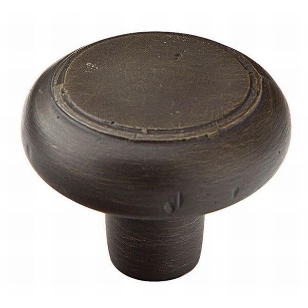 Patioplus Bronze Barn 1.25 in. Cabinet Knob, Medium Bronze - PA2030509