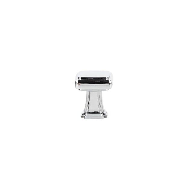 Richelieu 1 1/8-inch (28 mm) x 1 1/8-inch (28 mm) Chrome Transitional Cabinet Knob - BP867528140