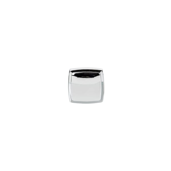 Richelieu 1 1/8-inch (28 mm) x 1 1/8-inch (28 mm) Chrome Transitional Cabinet Knob - BP867528140