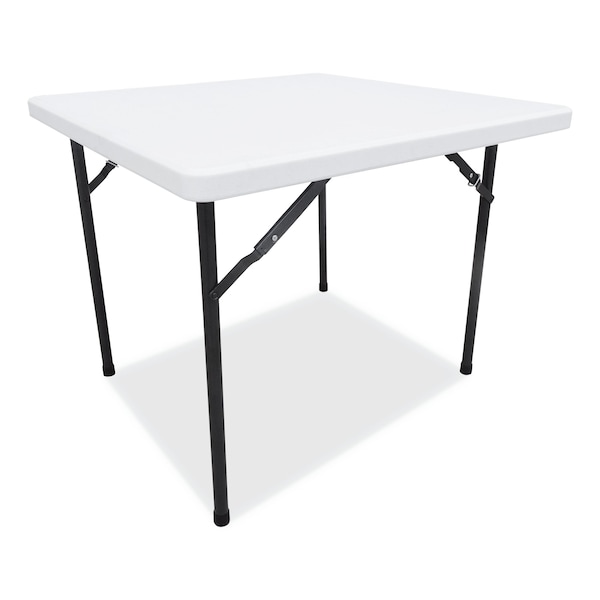 Alera Square Folding Table, 36" W, 36" L, 29.25" H, White Top, Resin - ALEPT36SW