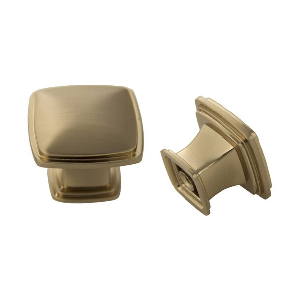 Pride Industrial 1-1/4in Square Cabinet Knob Rose Gold Finish - K81091RG