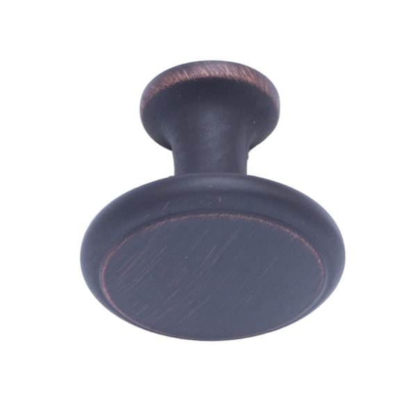 South Main Hardware Modern Top Ring Cabinet Knob, 1.16" Diameter, Oil Rubbed Bronze, 10PK - SH2712-ORB-10