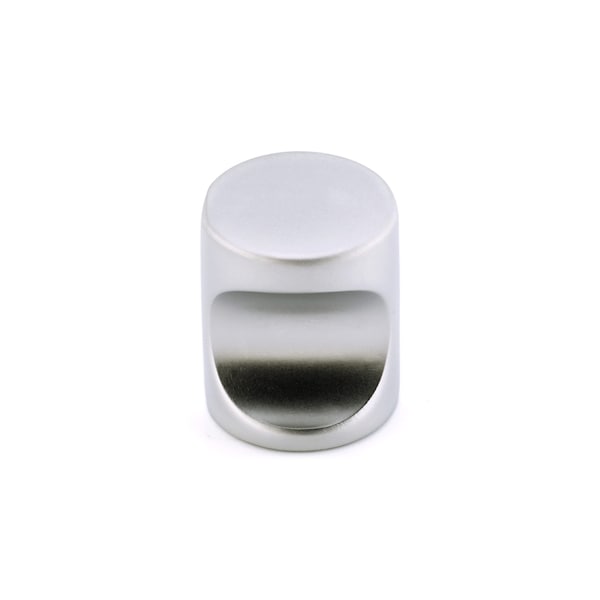 Richelieu 13/16 in (20 mm) Matte Chrome Contemporary Metal Cabinet Knob - BP00320174