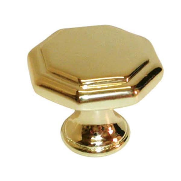 Hd Conquest 1.25 in. Cabinet Knob, Polished Brass - BWP14004 03