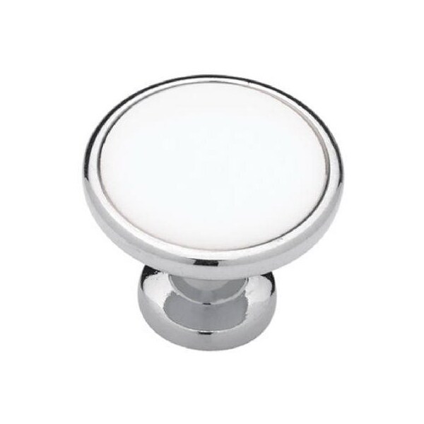 Brainerd Mfg/Liberty Hdw 114 CHRWHT Knob - P50162H-CHW-C5