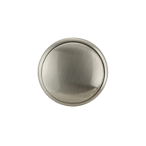 Richelieu 1 1/4 in (32 mm) Brushed Nickel Traditional Cabinet Knob - BP80980195