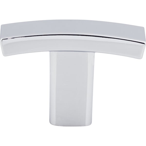 Elements By Hardware Resources 1-1/2" Overall Length Polished Chrome Square Thatcher Cabinet "T" Knob - 859T-PC