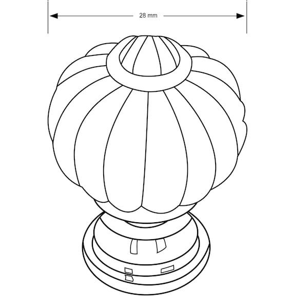 Richelieu 1 1/8 in (28 mm) Clear Eclectic Brass, Acrylic Cabinet Knob - BP403511