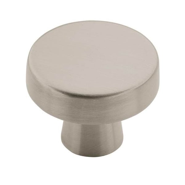 Amerock BP55270G10-10PACK 1-5/16" (33 mm) Blackrock Cab Knob Satin Nickel - BP55270G10-10PACK