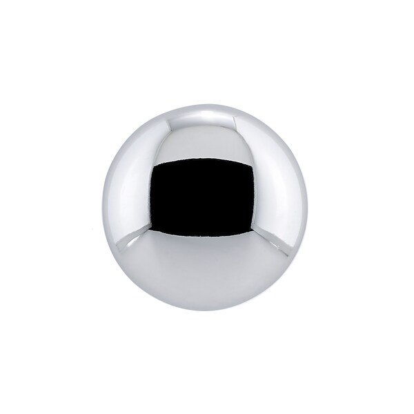 Richelieu 1 1/4 in (32 mm) Chrome Contemporary Metal Cabinet Knob - BP770140