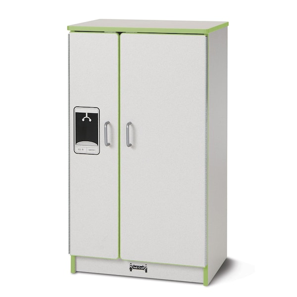 Jonti-Craft Rainbow Accents Culinary Creations Kitchen Refrigerator, Key Lime Green - 2410JCWW130