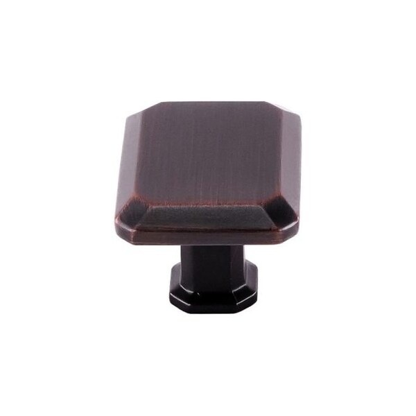 Crown 1-1/2" Rectangle Cabinet Knob Oil Rubbed Bronze Finish - CHK9243010B