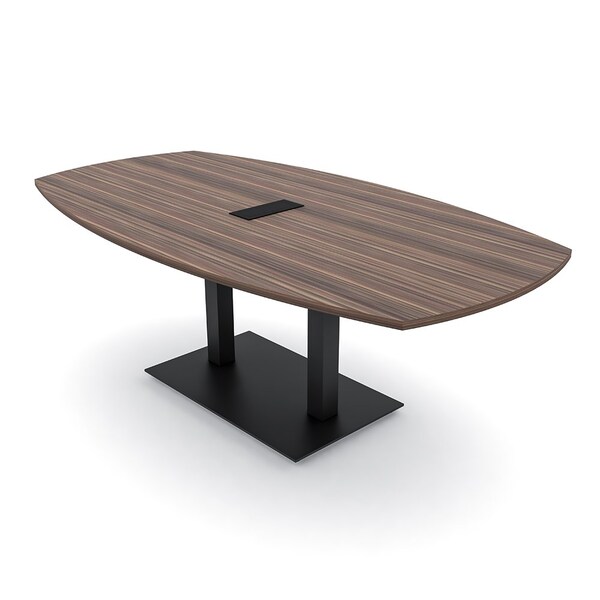 Skutchi Designs Arc Boat 45 in W, 84 in L, Brown - HAR-ABOT-48X84-DOU.BK-H3041-EBLK