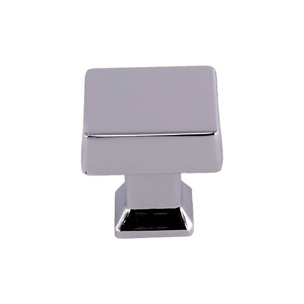 Pride Industrial 1-1/4in Square Colorado Cabinet Knob Polished Chrome Finish - K94723PC