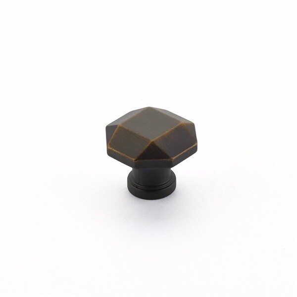 Schaub 1-1/4in Menlo Park Cabinet Knob Ancient Bronze Finish - 531-ABZ