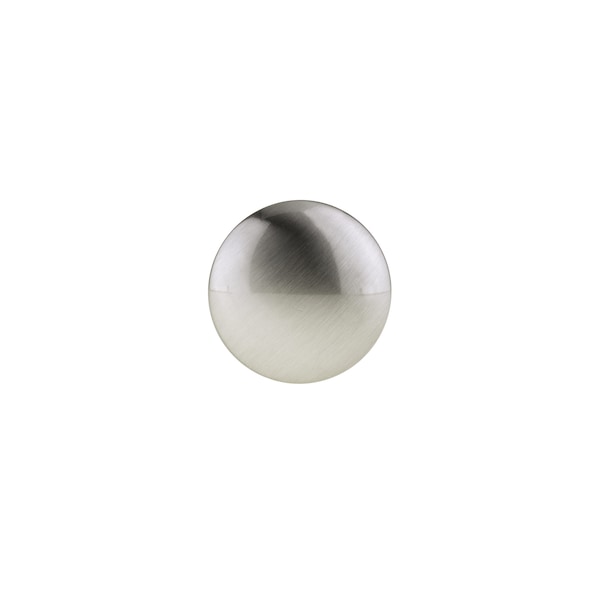 Richelieu 1 9/16 in (40 mm) Brushed Nickel Contemporary Cabinet Knob - BP904140195