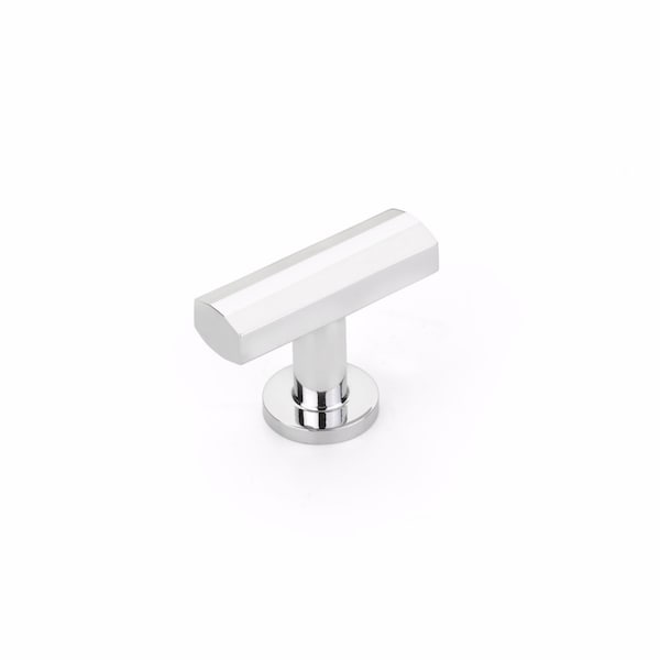 Schaub Heathrow 1-3/4in T Cabinet Knob Polished Chrome Finish - 552-26