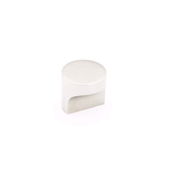 Schaub 1-1/4in Diameter Haniburton Cabinet Knob Polished Nickel Finish - 471-PN