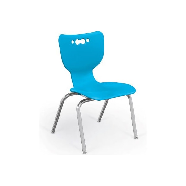Mooreco Balt Hierarchy 14 Plastic Classroom Chair - Set of 5 - Blue - 53314-5-BLUE
