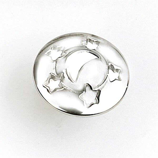 Laurey 1.25 in. Celestials Knob - Polished Chrome - 13926