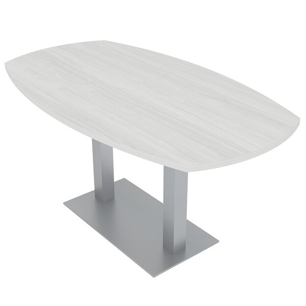 Skutchi Designs 33.5 in W, 69.5 in L, 29 in H, Engineered Wood Top, White - HAR-ABOT-34X70-DOU-WHCYPRESS