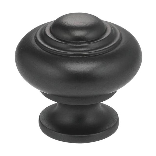 Omnia Classic Cabinet Knob Oil Rubbed Bronze 1-3/16" - 9102/30.10B