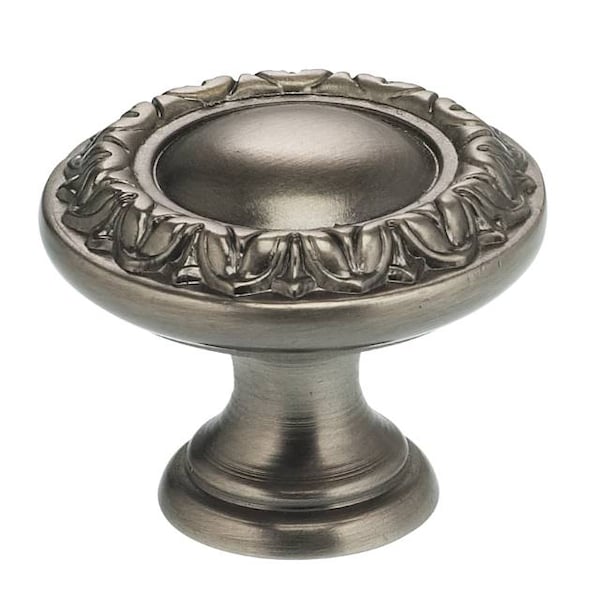 Omnia Ornate Cabinet Knob Antique Nickel 1-3/16" - 7436/30.15A