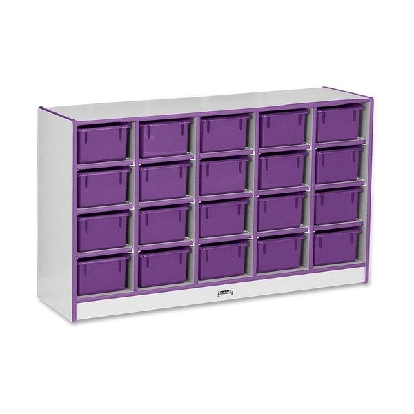 Jonti-Craft CUBBIE, 20 TRAY, WITH BINS, PE - JNT0421JCWW004