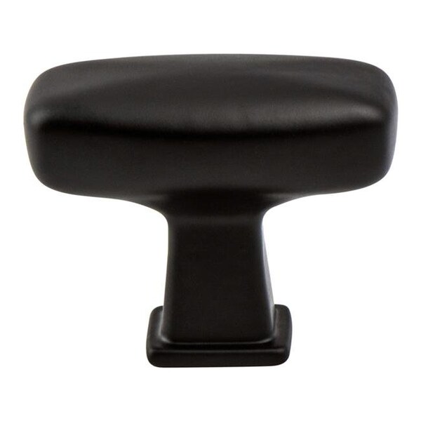 Berenson Berenson 1239-1055-P 1.562 in. Subtle Surge Knob with Long Matte Black - 1239-1055-P