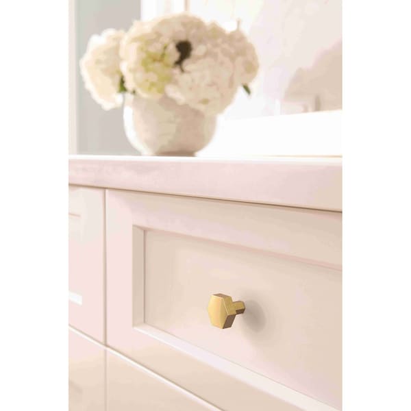 Amerock Caliber 1-1/4 in 32 mm Diameter Champagne Bronze Cabinet Knob - BP36872CZ