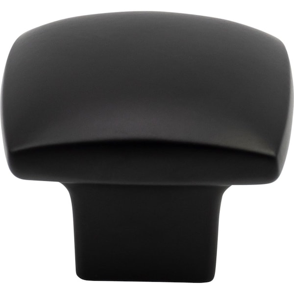 Designperfect 1-3/16 Overall Length Square Cabinet Knob, Matte/Flat Black, 10PK - DPA10S83KBLK