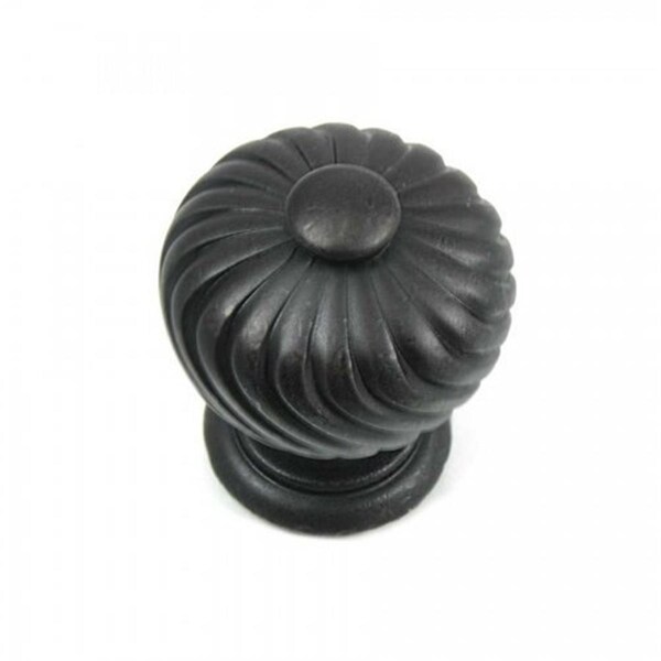 Strategic Brands 1.25 in. Oil Rubbed Bronze Nickel French Twist Cabinet Knob - 83913