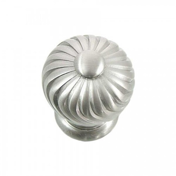 Perfectpatio 1.25 in. Satin Nickel French Twist Cabinet Knob - PE3194446