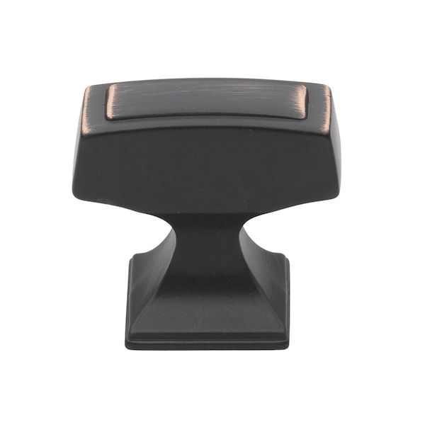 Gliderite Hardware 1-1/8 in. Rectangle Cabinet Knob - 87390-ORB, 25PK - 87390-ORB-25