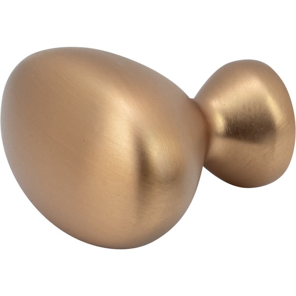 Designperfect 1-1/4 Overall Length Oval Cabinet Knob, Champagne Bronze/Gold - DPA-B7KCBZ