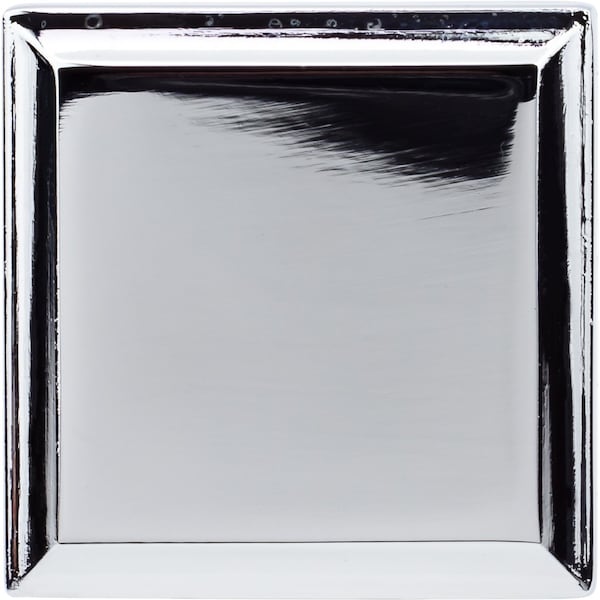 Designperfect 1-3/16 Overall Length Square Cabinet Knob, Polished Chrome, 10PK - DPA10S54KPC