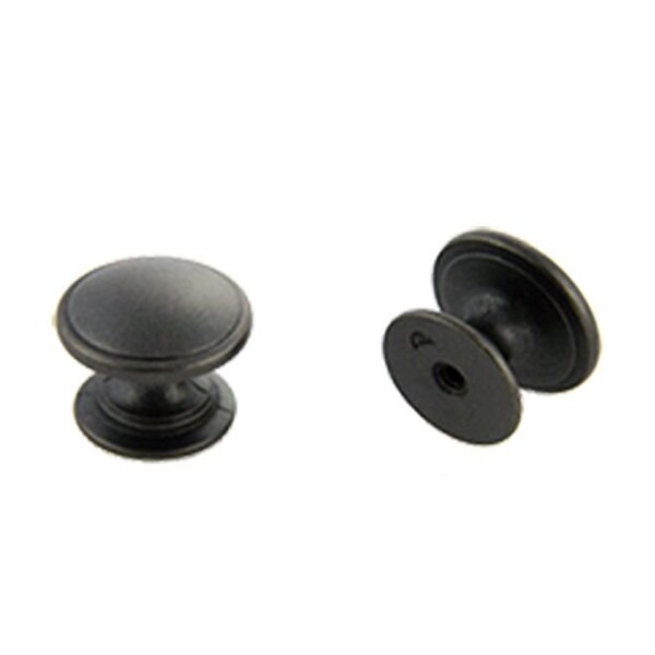 Crown 1-1/4" Cabinet Knob Weathered Black Finish - CHK80980DACM